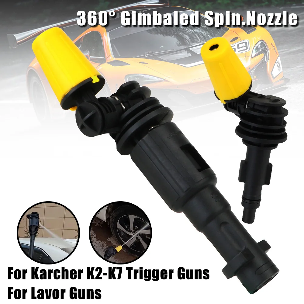 Car Washer Rotary Nozzle for Karcher K2 - K7 High Pressure Gun Cleaner Foam Washing Truck Off Road 4x4 Motorbike Accessories