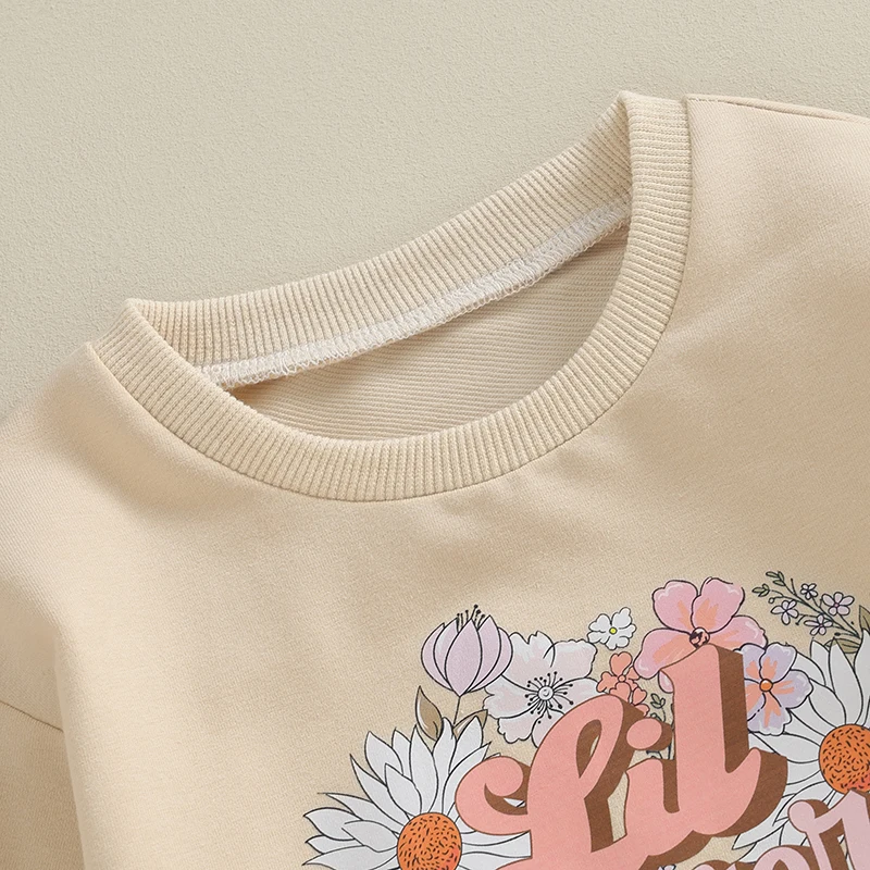 

Детский комбинезон для девочек, с длинным рукавом и круглым вырезом