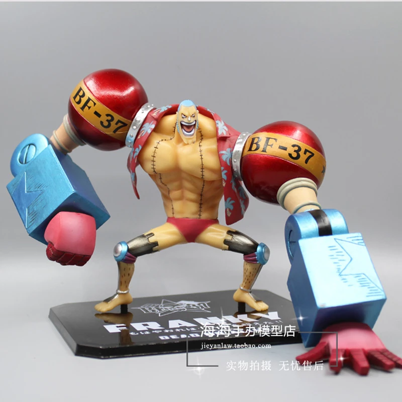 

One Piece Anime Franky Figure Multiple Expressions Cartoon Figurine Pvc Model Collection Statue Cool Doll Boy Birthday Gift Toy