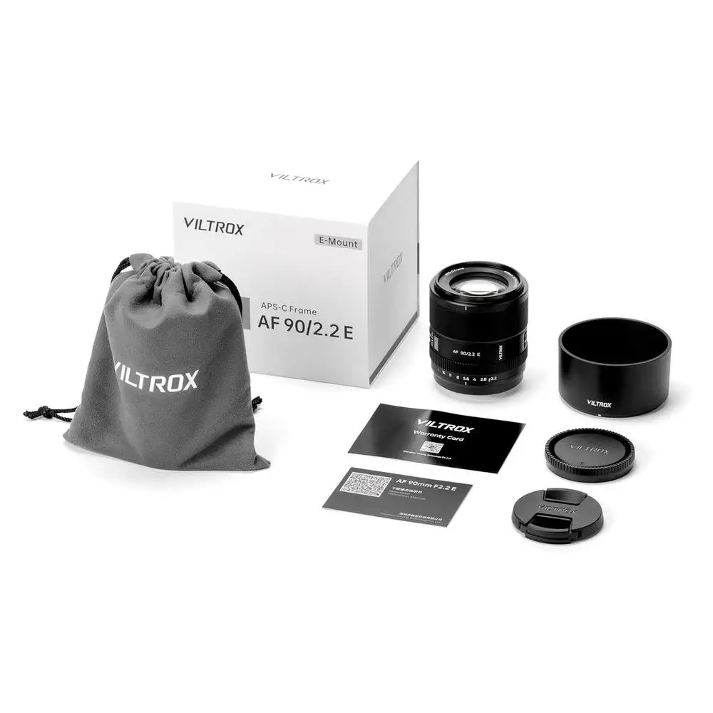 VILTROX 90mm F2.2 EVO APS-C Телеобъектив с автофокусом для Sony E-Mount A7IV ZV-E1 A7CII ZV-E10, Nikon Z-mount, Fuji XF-mount (art.: 3920db2ff234e) - 3920db2ff234e