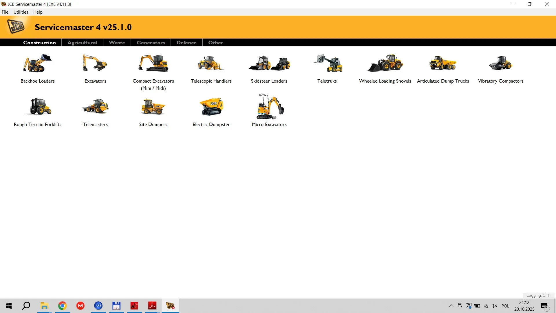 Фото Диагностический программный комплекс SpecDiag для JCB ServiceMaster 4 v26.7.4 [07.2026] (полная версия) №4