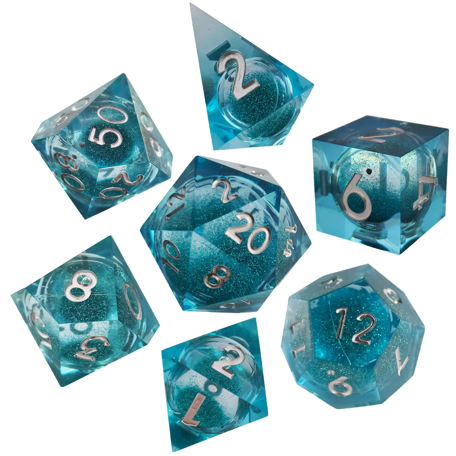 

7 шт./комплект, детские кости для игры в мини-планеты