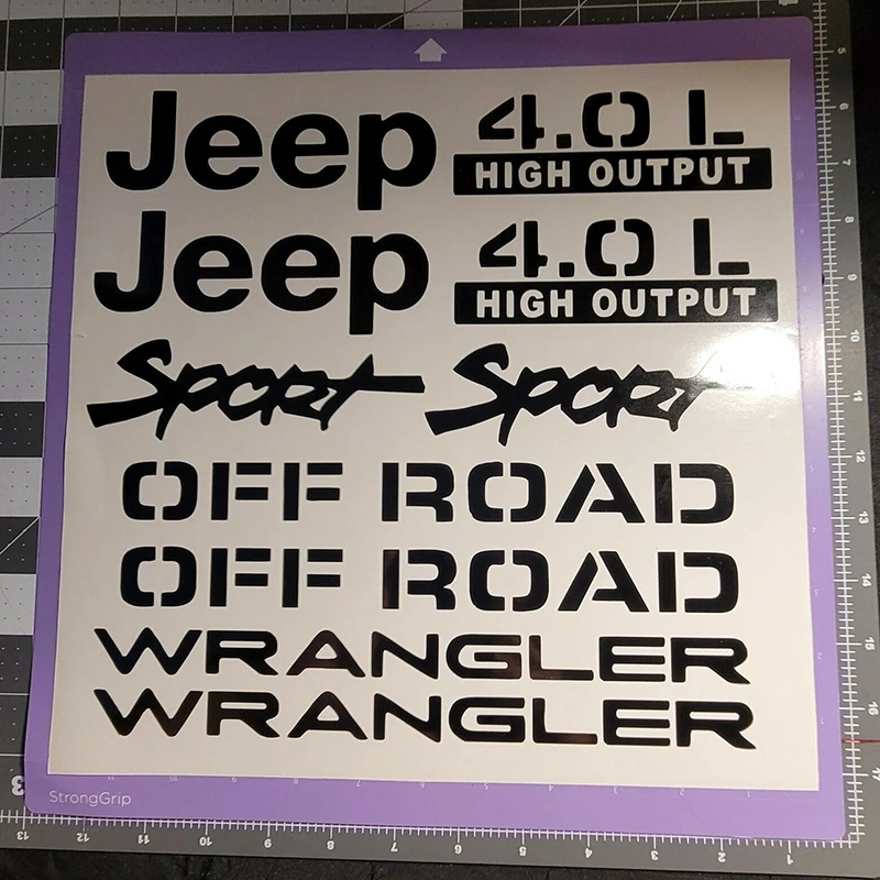 

Jep Decals 4.0L Sport Trunk SUV Pickup 4X4 OFF ROAD 4WD Car Sticker Automobiles Exterior Accessories Vinyl Decal