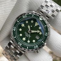 steeldive tuna can series sd1975 300m waterproof watch sapphire crystal swiss super bright luminous private custom dive watch