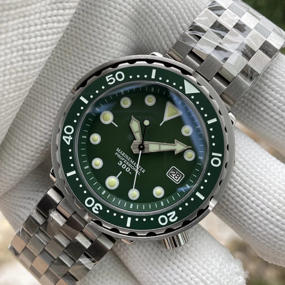 Водонепроницаемые часы STEELDIVE Tuna серии Can SD1975 300 м сапфировые кристаллы