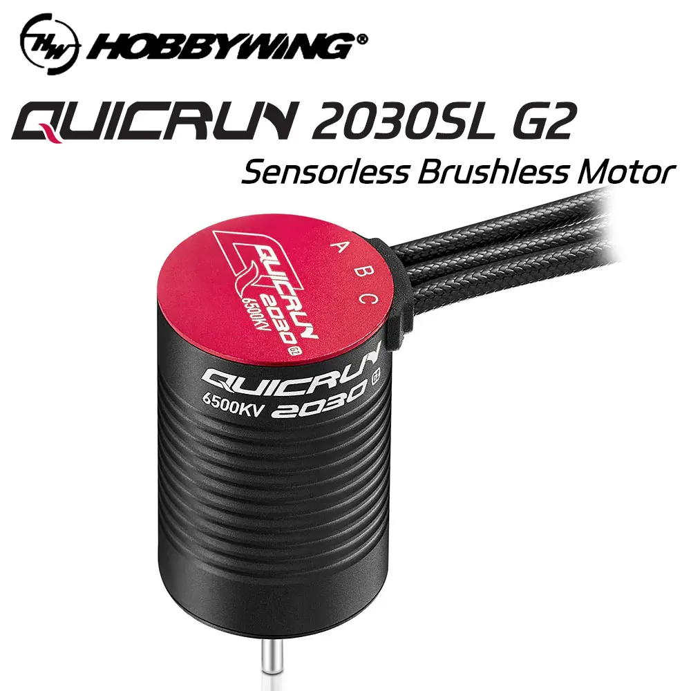 Фото HOBBYWING QUICRUN 2030 SL G2 5000KV 6500KV 7800KV Бессенсорный бесщеточный двигатель для 1/16 1/18 RC Запчасти для внедорожных гонок на дороге №1