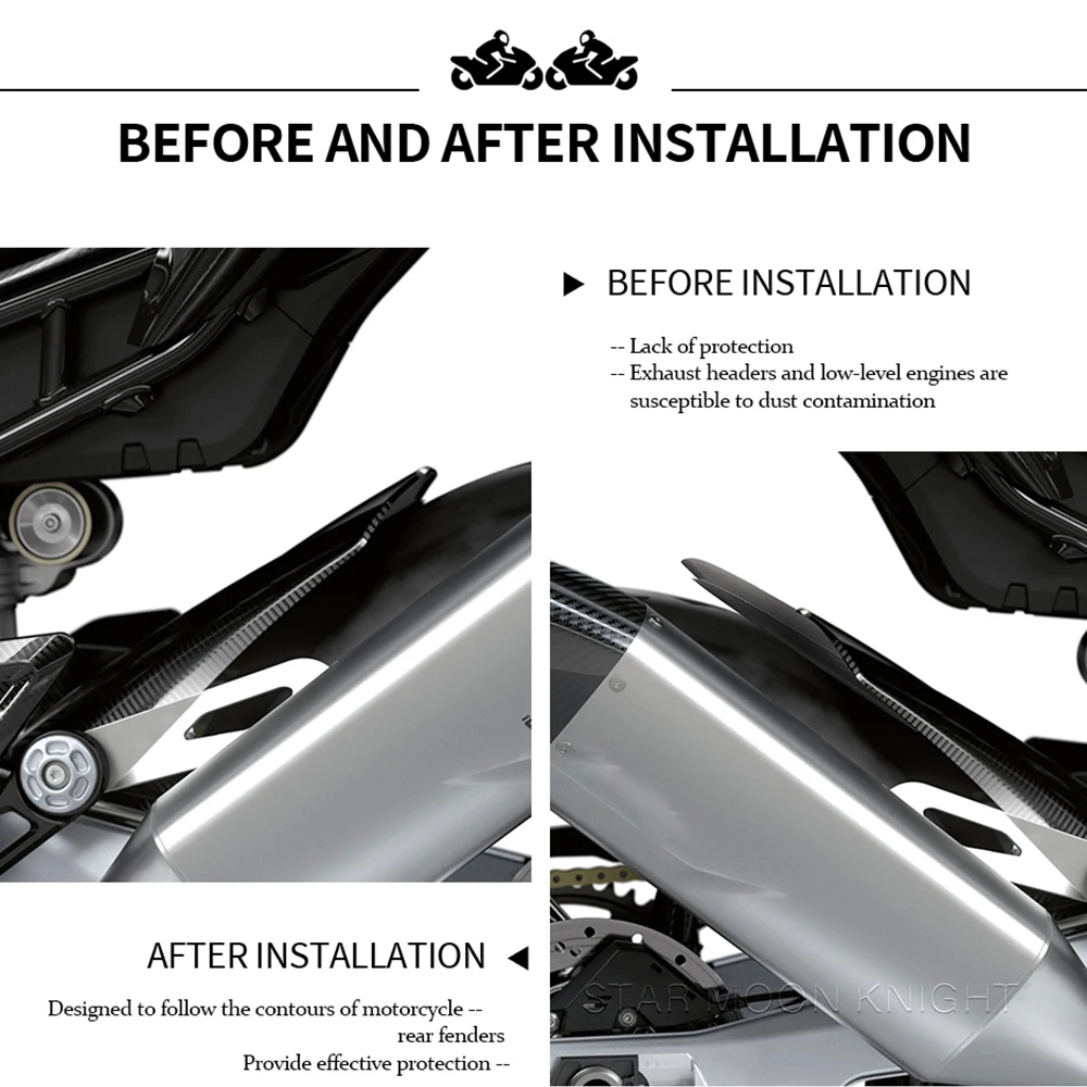 Удлинитель брызговика для Мотоцикла BMW S1000R 2021-2023 S1000RR 2019-2023 M1000RR M 1000 RR S R