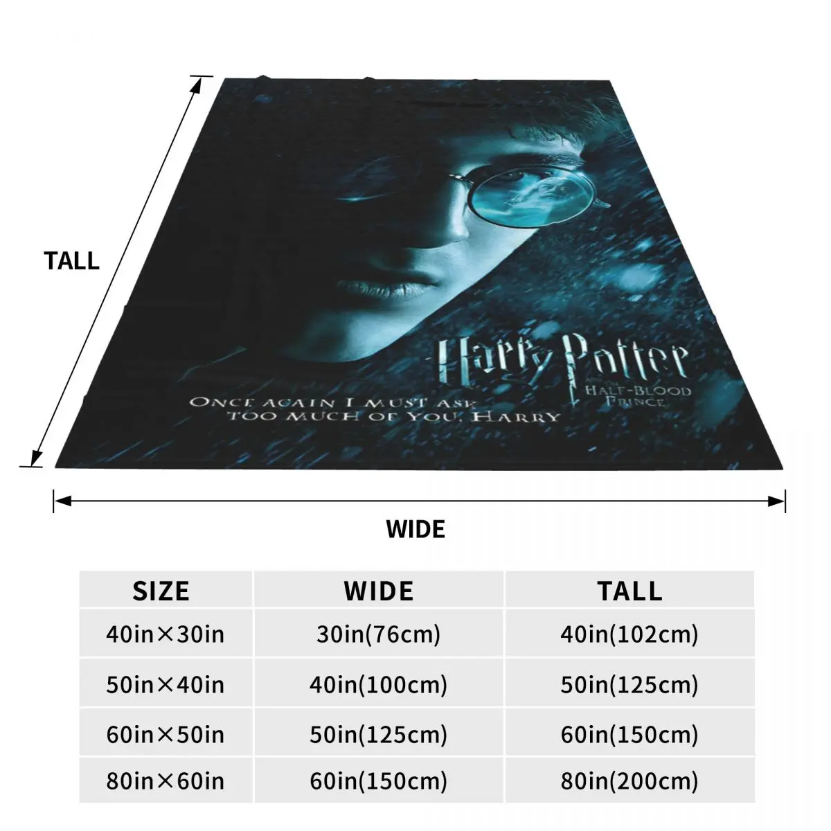 Одеяло из фильма Гаррис P-Potters Magic World теплое мягкое плюшевое одеяло с принтом для
