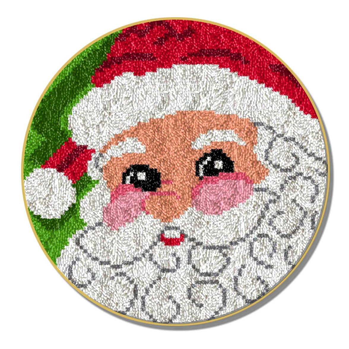

Christmas Latch Hook Rug Kit Santa Latch Hook Cushion Kit Kовровая Bышивка Hабор