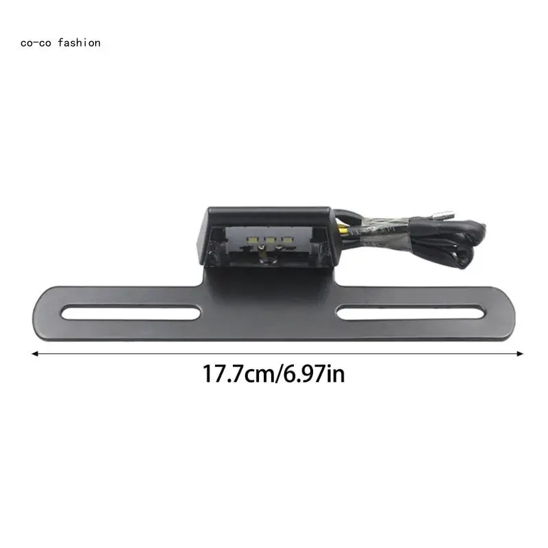 517B Кронштейн номерного знака мотоцикла со светодиодной подсветкой и опорной