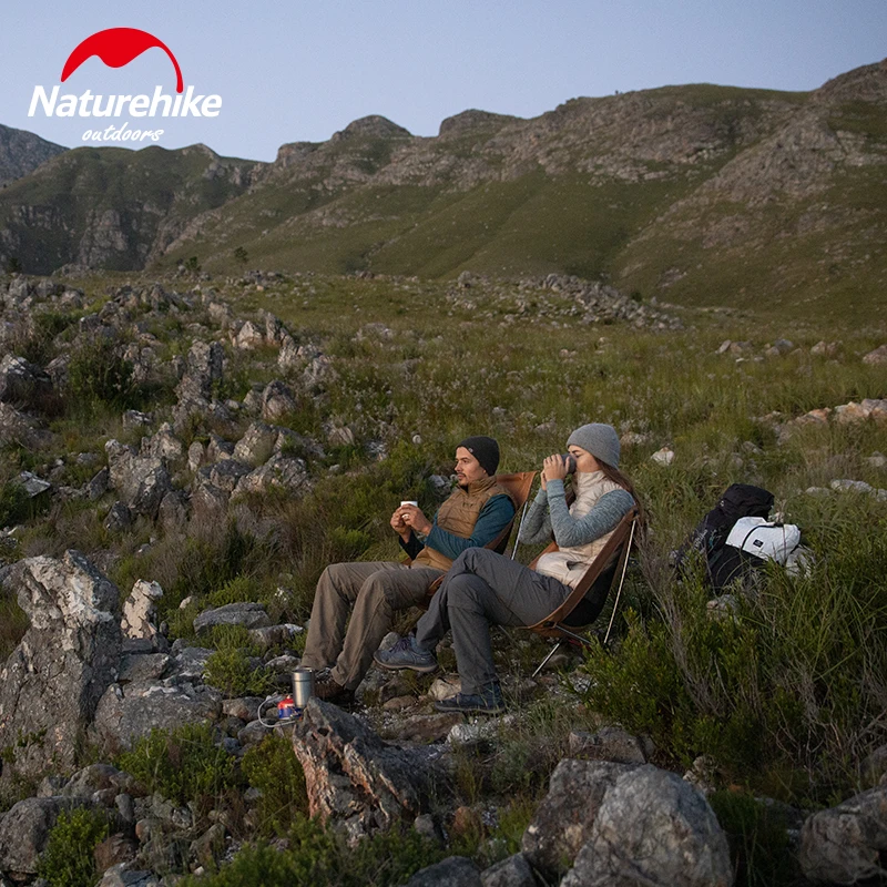 Портативный стул Naturehike для рыбалки дорожный ультралегкий складной с высокой