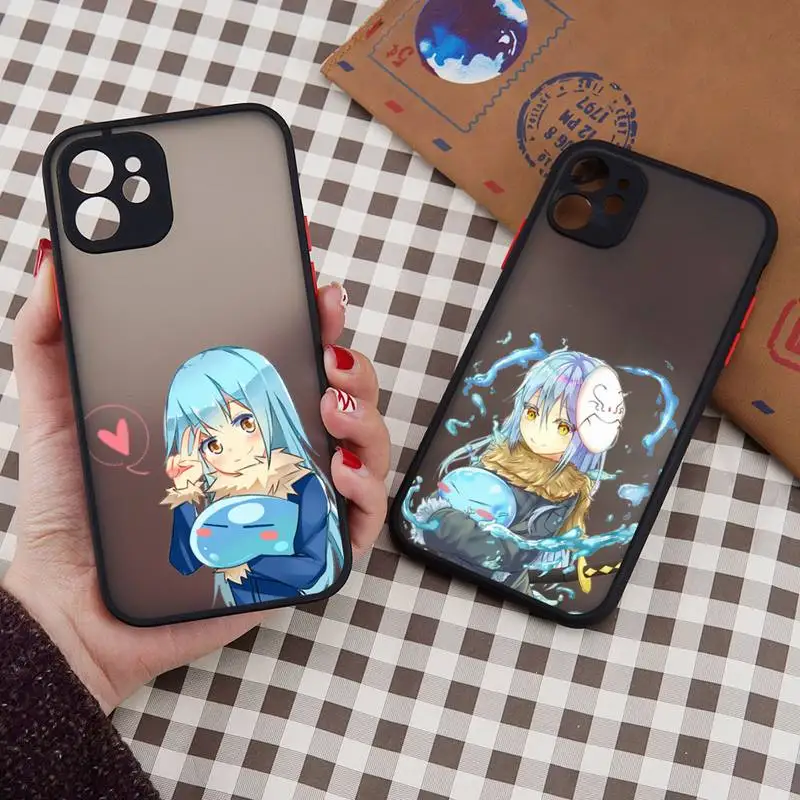 

Rimuru Tempest anime Phone Case matte transparent For iphone 7 8 11 12 13 plus mini x xs xr pro max cover