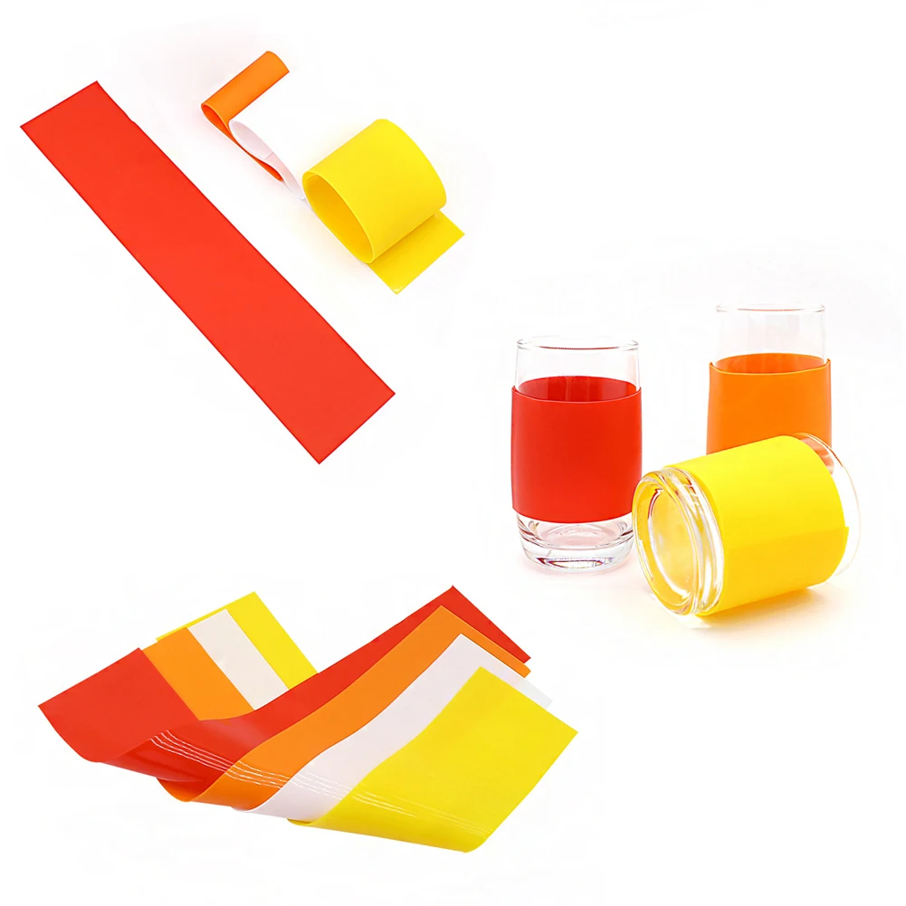 

New Silicone Cup Sleeve Heat Insulation Bottle Sleeves Non-slip Mug Sleeve Glass Bottle Cover For Mugs Ceramic Coffee Cups Wrap