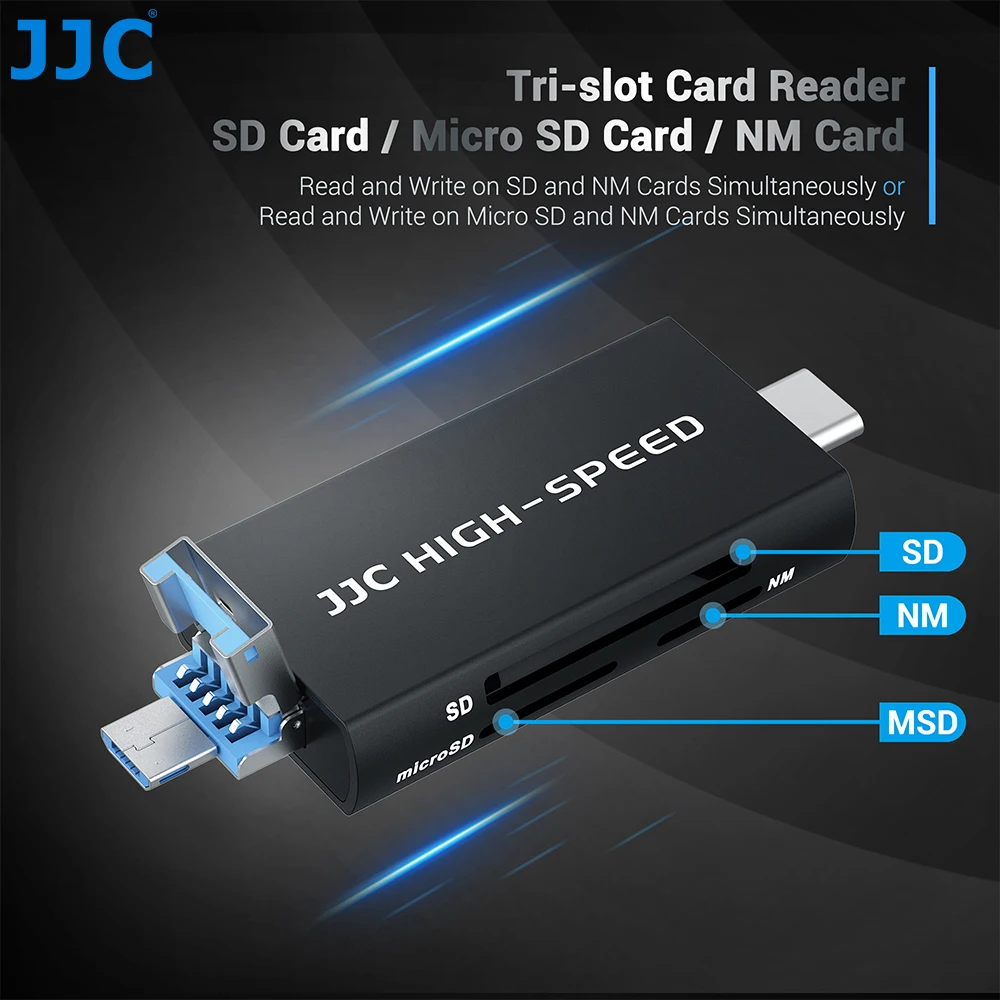 Устройство для чтения SD-карт JJC USB 3 0 Micro SD TF NM адаптер карт памяти 90 аксессуары ПК