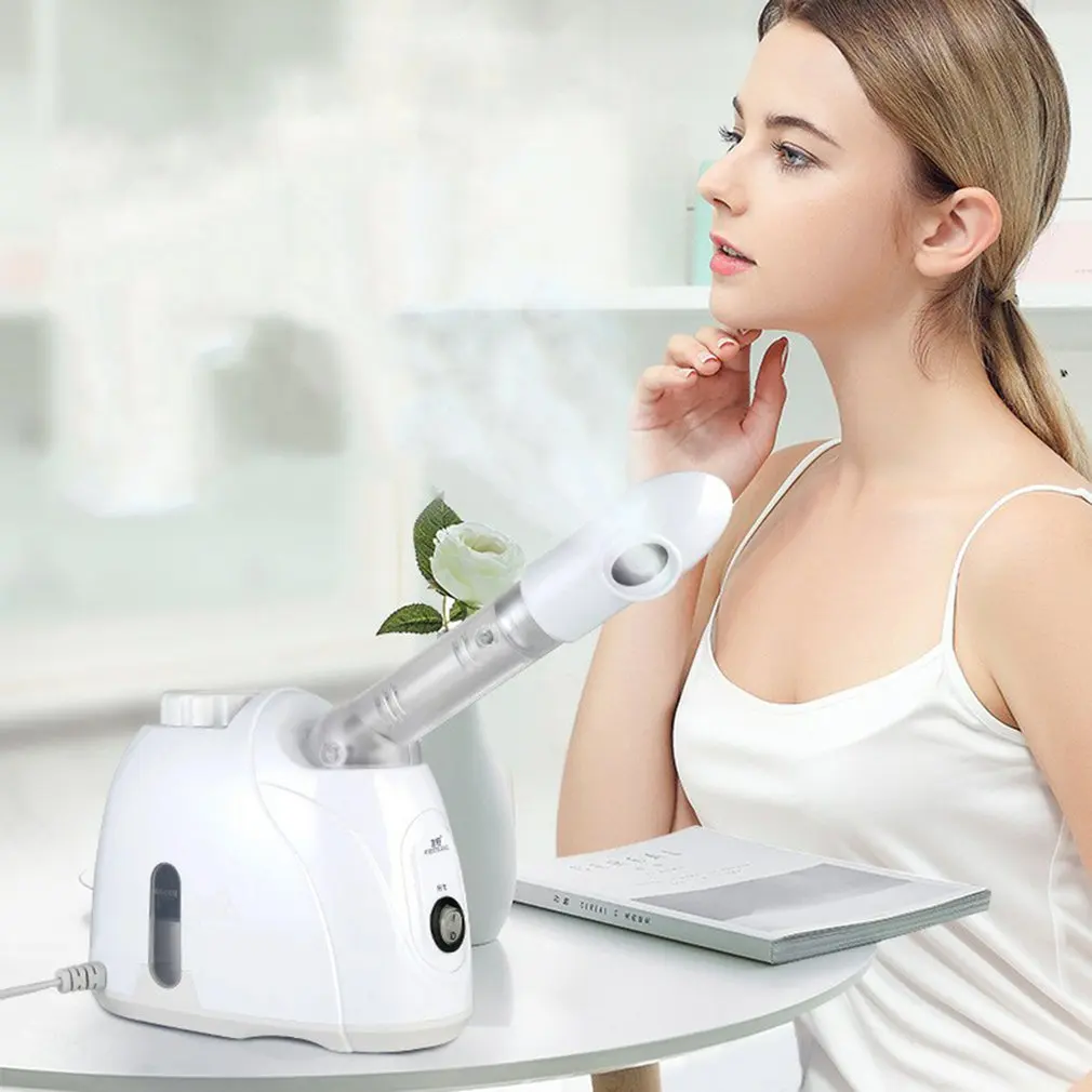 

Hot Spray Facial Steamer Vaporizador Face Thermal Mist Sprayer Nano Ozone Humidifier Moisturizing Skin Pores Cleansing Sauna Spa