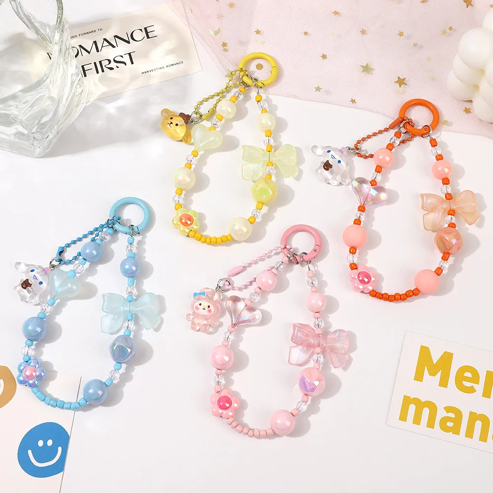 Коричневая шнурок для ключей Sanrio Kuromi Melody Hello Kitty