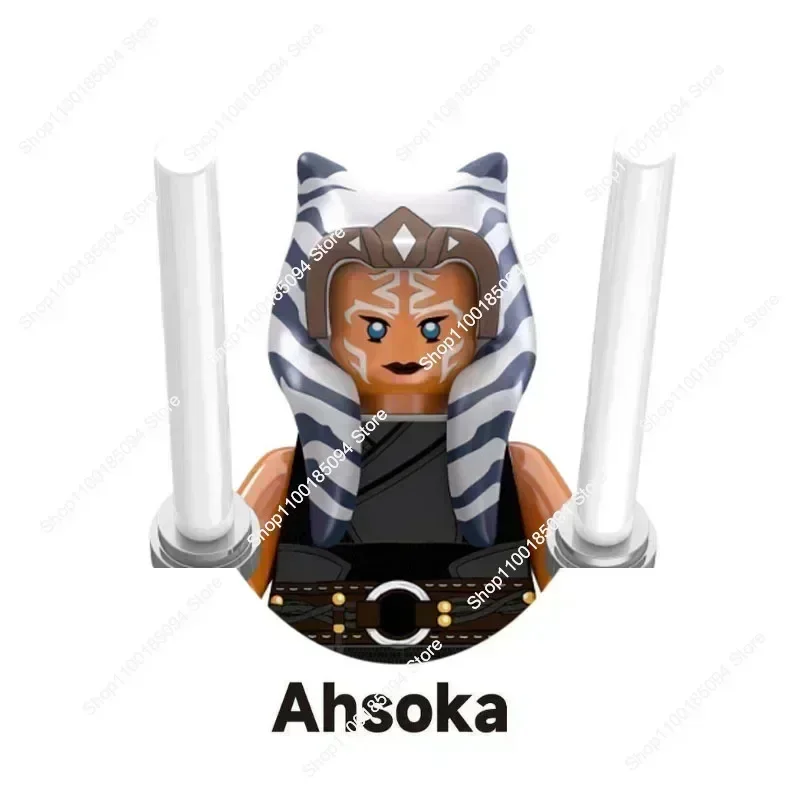 Горячие игрушки New Star Wars Darth Vader Boba Fett Ahsoka Mandalorians Rex Kylo Ren Maul Bricks obi Wan Мини-фигурки