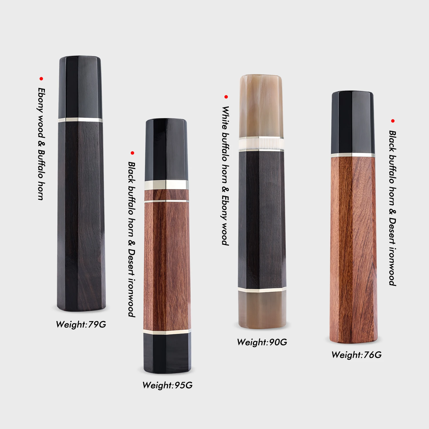 Grandsharp японский восьмиугольный материал из черного дерева и железа в пустыне