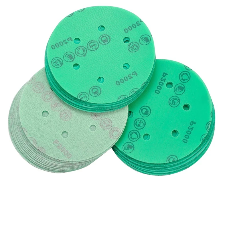 

25 Pieces Of Sanding Discs 6 Inches 6 Holes, Dry And Wet Sandpaper,For Random Track Sanding, Wood Polishing, Metal
