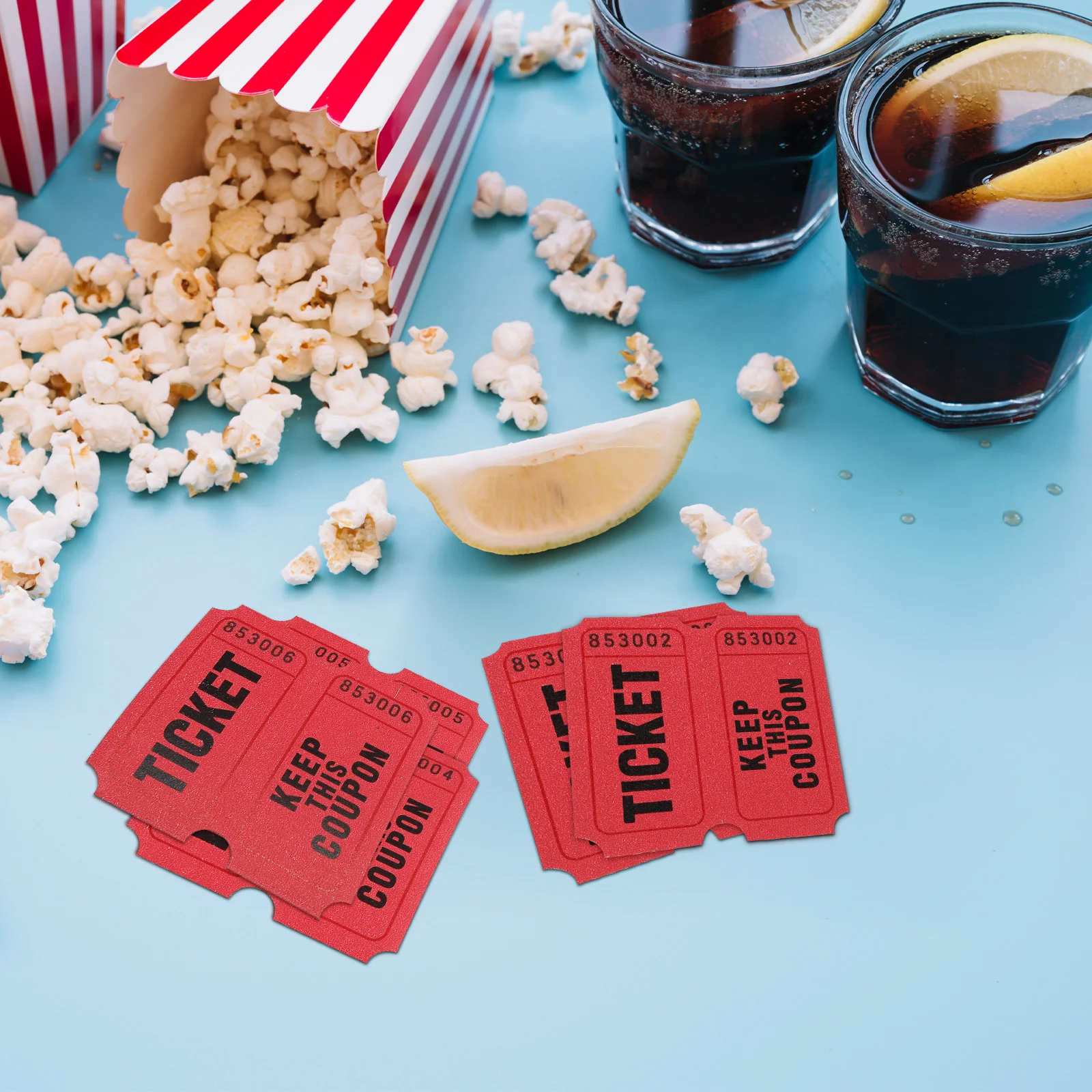 1 рулон бумаги лотерейные билеты для мероприятий этикетки в рулоне универсальные