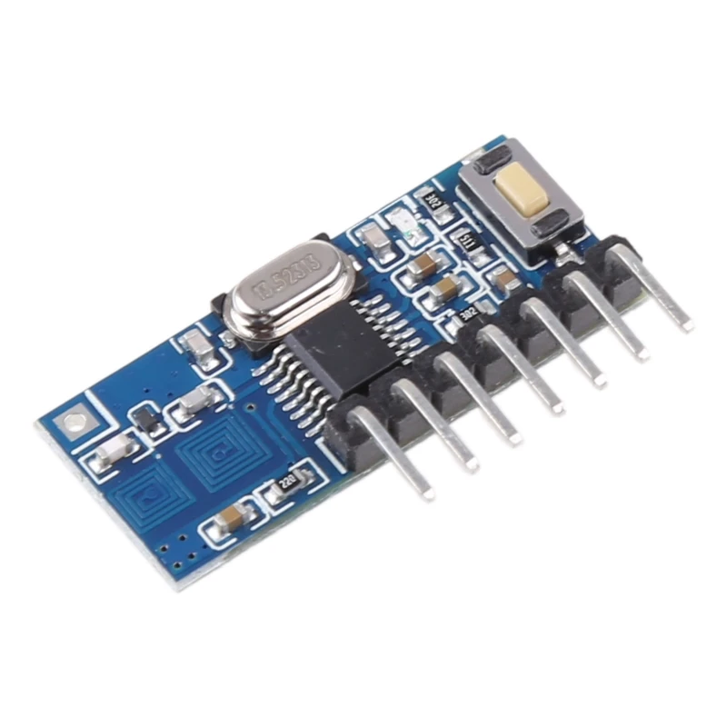 

433 MHz RF Code Learning Receiver Module 1527 Wireless Decoder 4 Output Channel For Remote Control
