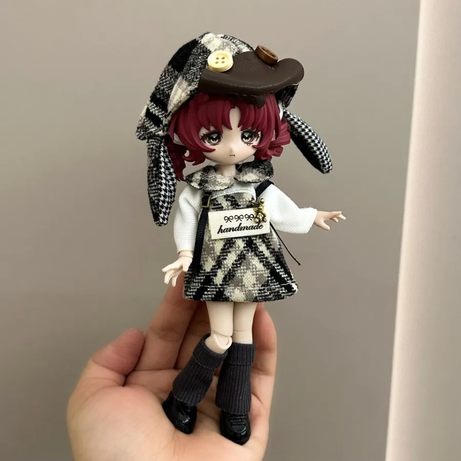 Фото Одежда для кукол, подходящая для кукол BJD 1/8, OB11 1/12, пропорции 11-17 см, аксессуары для самостоятельной нарядки кукол. №5