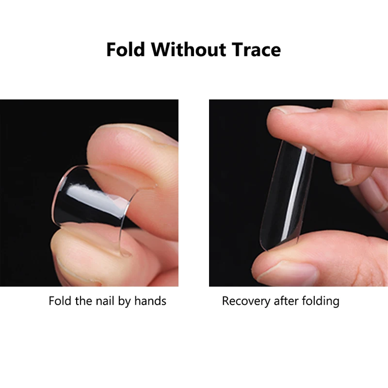 120pcs Clear False Nail Tips Fake Nails Press on Coffin Art Traceless and Ultrathin Artificial Manicure Accessories Tool - купить по