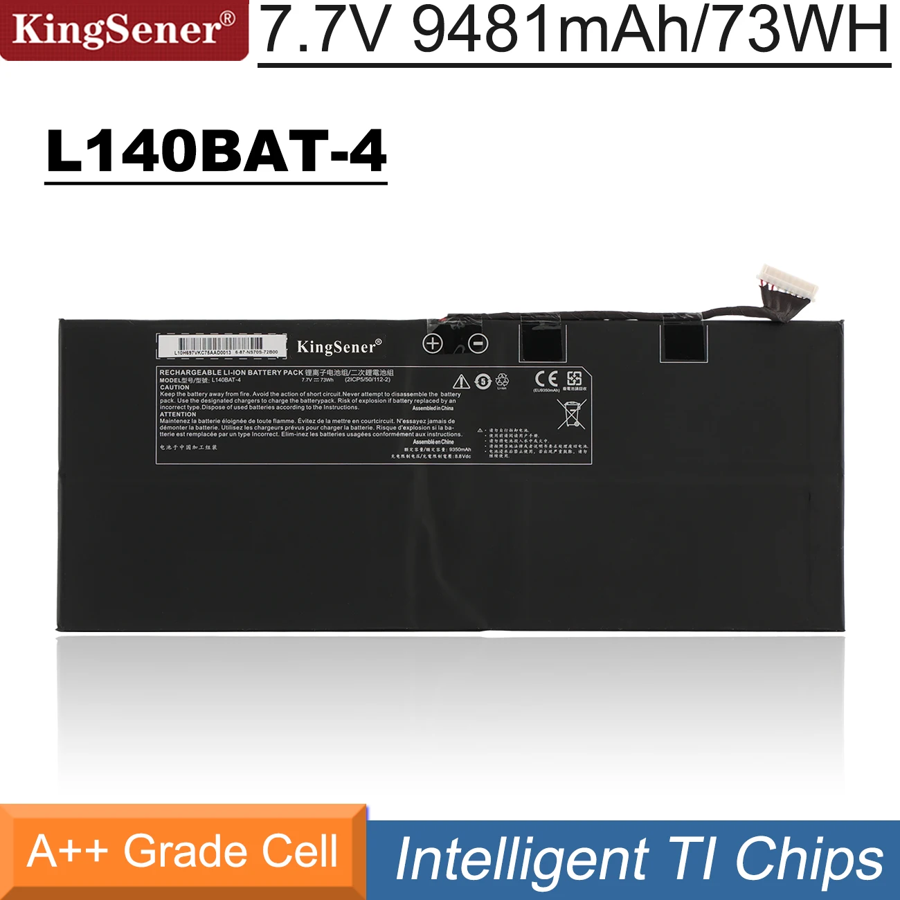 Аккумулятор KingSener L140BAT-2 для Thunderobot 911 MixBook Air, для GigabyteRC14,L140BAT-4 Аккумулятор для Metabox ns50mu 2ICP5/50/112-2