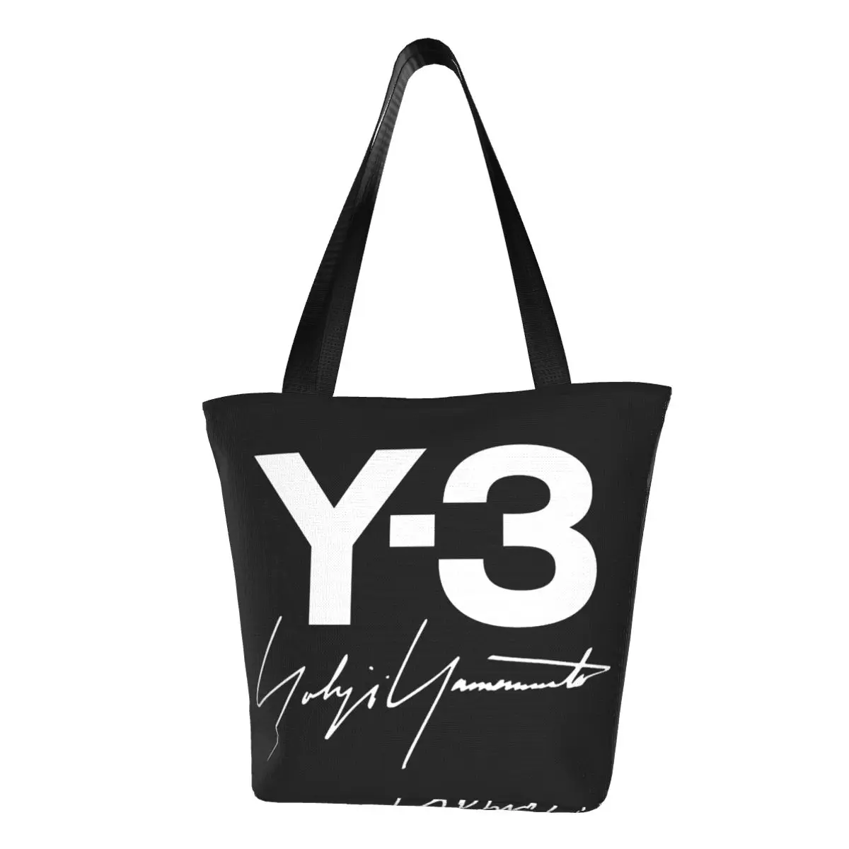 

Yohji Yamamoto Groceries Tote Shopping Bags Women Cute Canvas Shoulder Shopper Bags Large Capacity Handbags