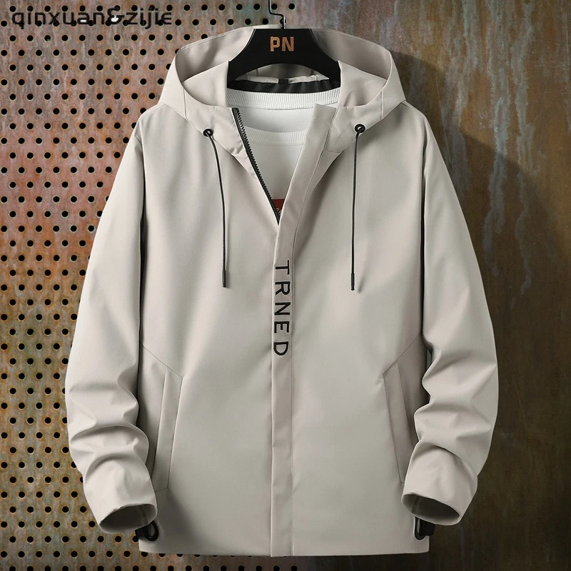 

2022 Casual Outdoor Jacket Hooded Waterproof Coat Spring Autumn Male Zipper Jacket Sportswear Windbreak Climbing Mens Clothing