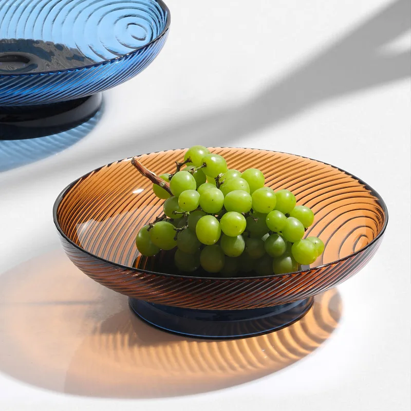 Тарелка для фруктов из хрустального стекла