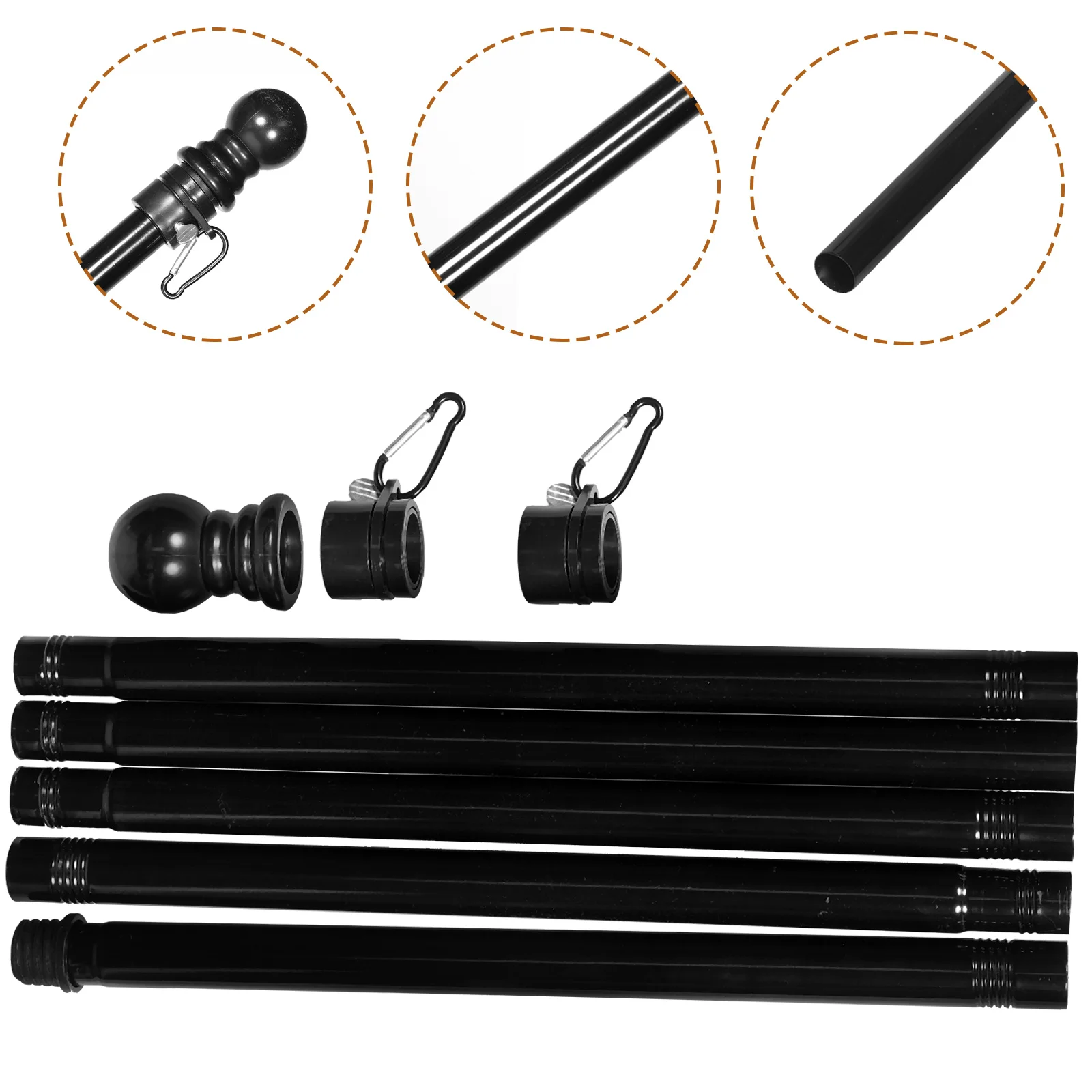 

Палка для флага из нержавеющей стали, поворотный держатель для флага, уличная стойка для флага, наружная мачта