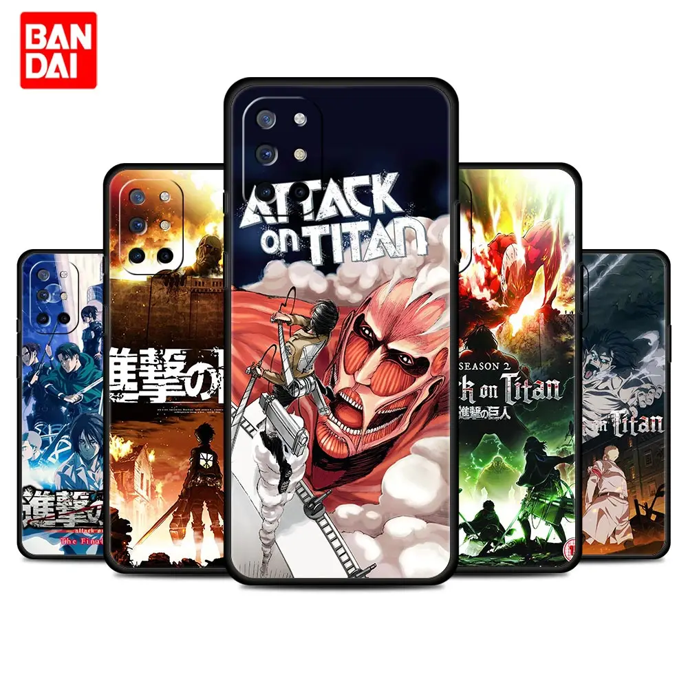 

Attack On Titan Poster Anime Manga Case for Oneplus 9 10 Pro 8 8T 9R Nord 2 N100 N10 CE N200 5G Soft Cover Luxury Silicone Black