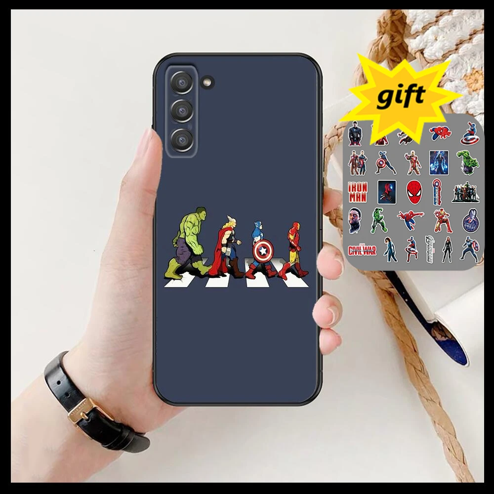 

Marvel Avengers gift Phone cover hull For SamSung Galaxy s6 s7 S8 S9 S10E S20 S21 S5 S30 Plus S20 fe 5G Lite Ultra Edge case