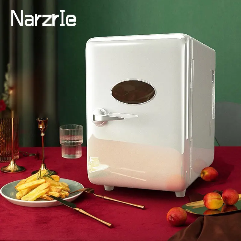 

Portable Refrigerator 4L Mini Multifunction Fridge Silent Cooler Warmer Compact Refrigerator for Home Car Kitchen Picnic Camping