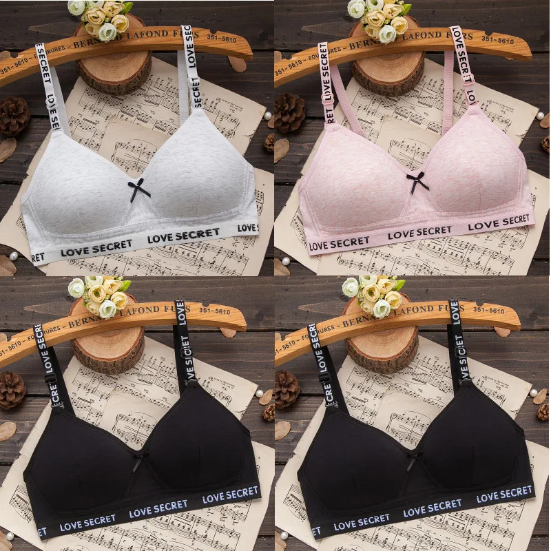 

2PCS/Lot Teenage Girl Underwear Puberty Young Girls Small Bras Children Teens Training Bra for Kids Teenagers Lingerie