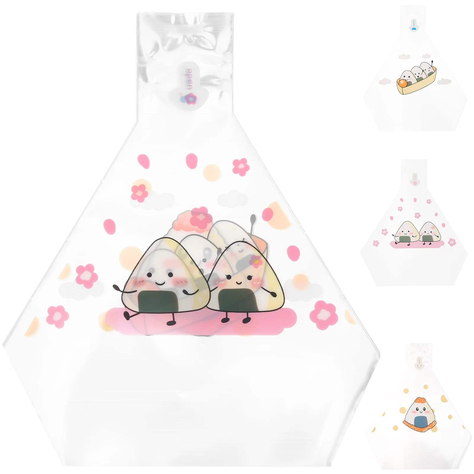 

50 Pcs Sushi Wrapper Japandi Decor Packing Wrapper Rice Balls Bags Japanese Wrapping Paper