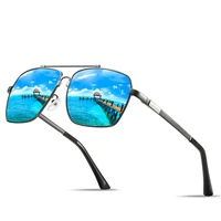 al mg alloy classic spring hinge sun glasses polarized mirror sunglasses custom made myopia minus prescription lens 1to 6