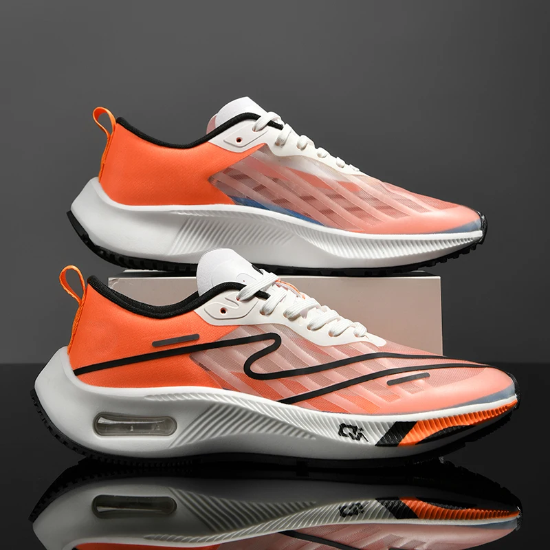 Мужские кроссовки на воздушной подушке дышащие спортивные туфли для прогулок