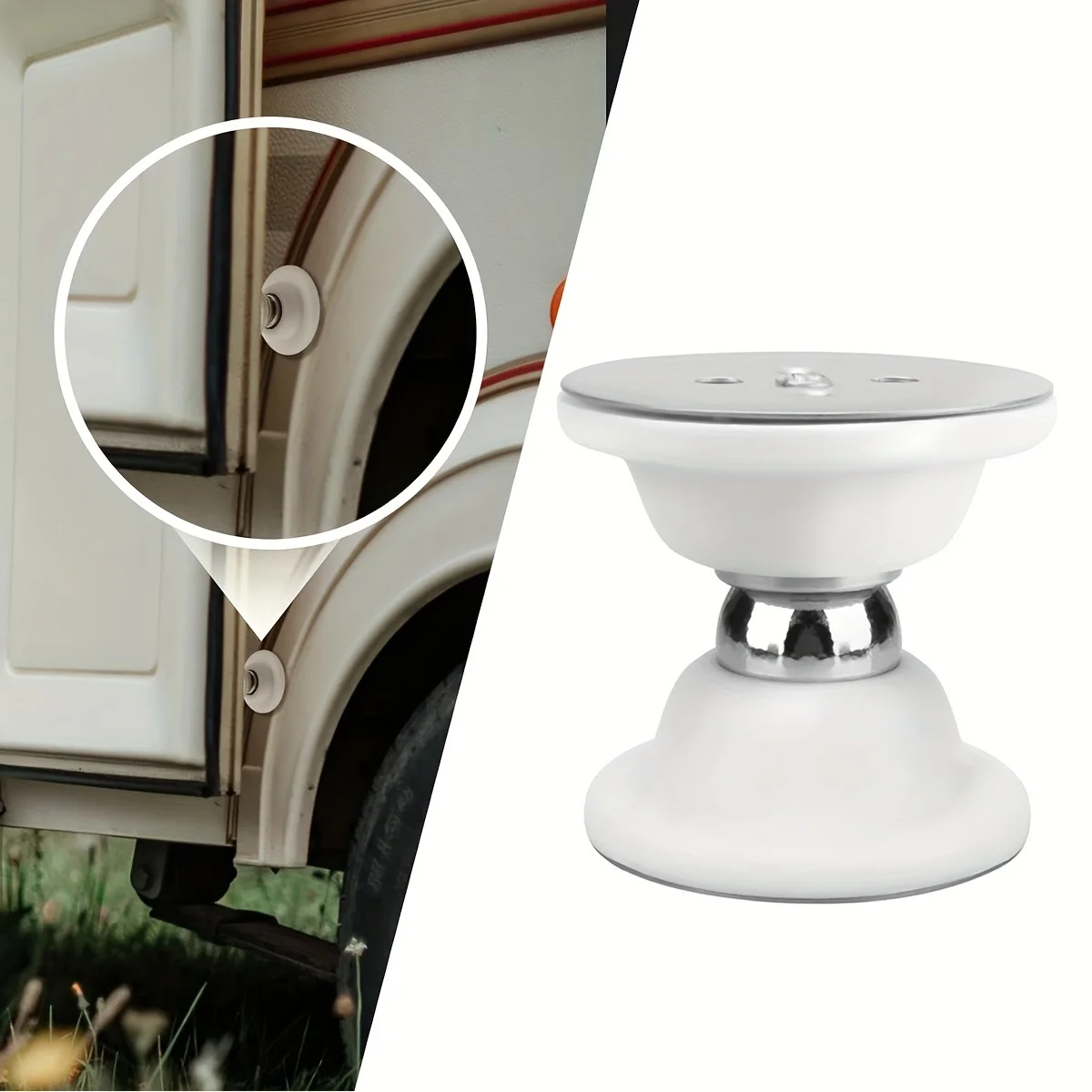 

1 шт. магнитная дверная защелка для автодома уменьшает шум, сверхмощный дверной упор для багажа для дома на колесах, дорожного прицепа, дверной держатель для кемпера