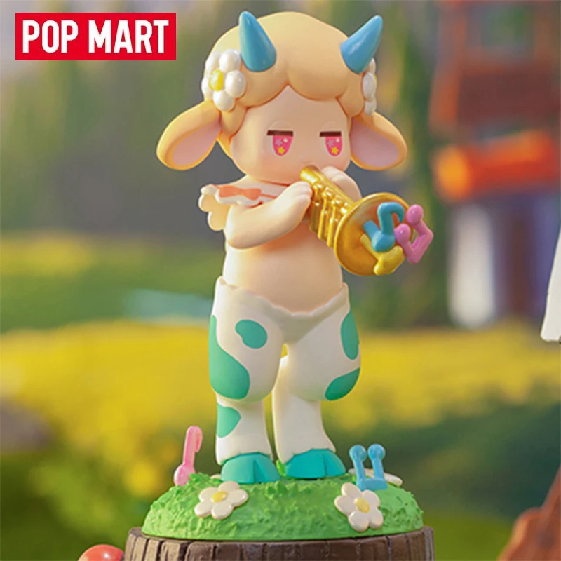 Фото Pop Mart Satyr животное карнавальная серия слепая коробка Guess Bag Mystery Box игрушки куклы милые аниме фигурки настольные украшения коллекция №1