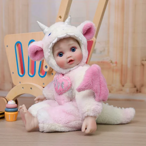 Cloveray 18-дюймовая виниловая кукла  Kawaii Little Flying Dragon