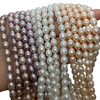 natural freshwater pearl bead high quality aaa grade rice shape beads jewelry diy making women necklace bracelet earrings beads
