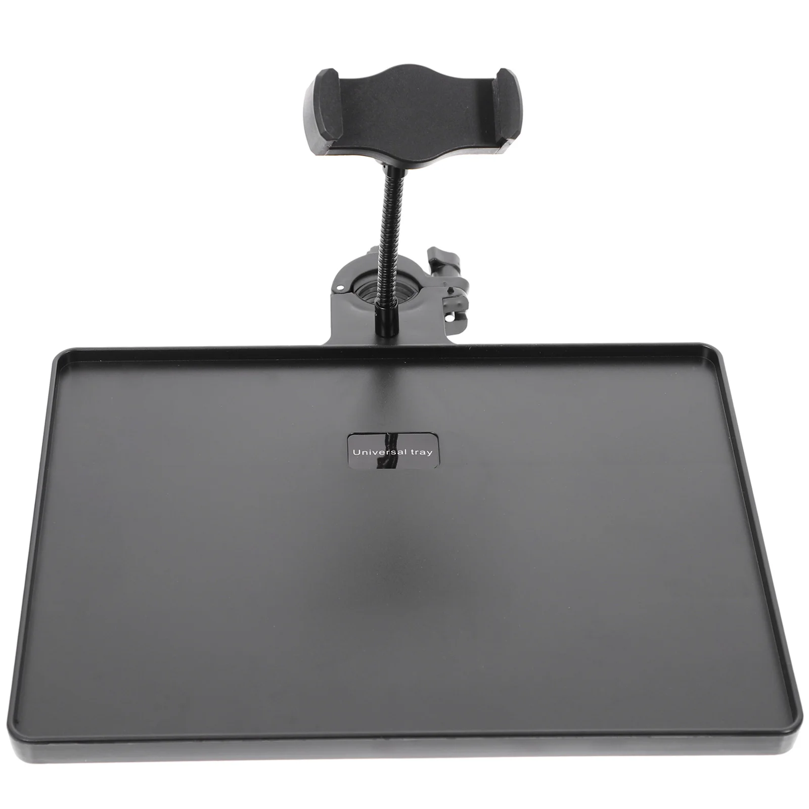 

Tray Stand Microphone Sound Holder Mic Shelf Clamp Rack Live Music Desktop Micphone Attachment Adjustable Broadcast Portable