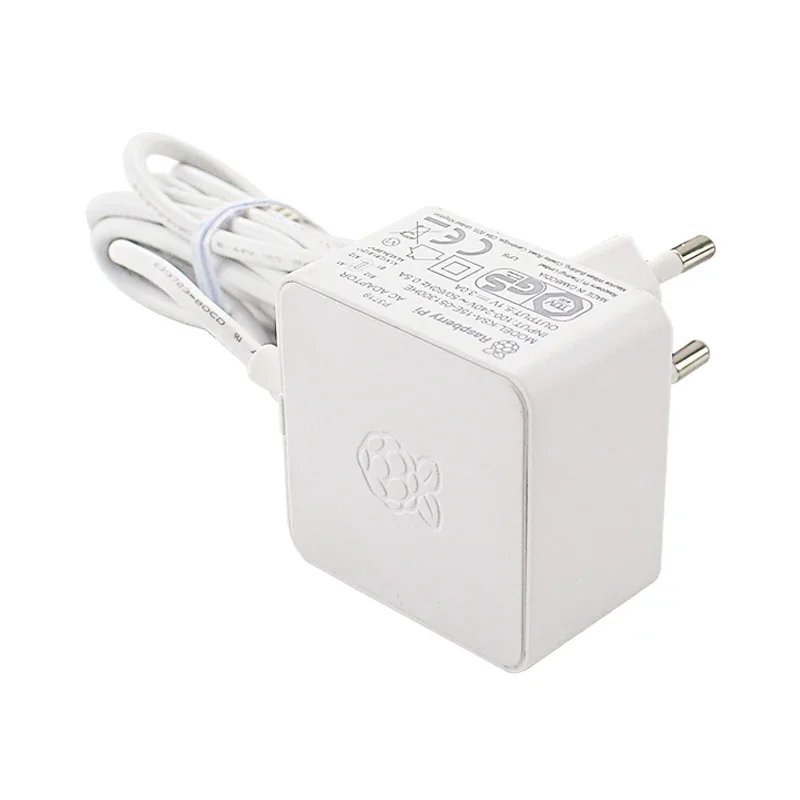 Оригинальный официальный блок питания Raspberry Pi 4 USB-C 5 1 В 3 А зарядное устройство