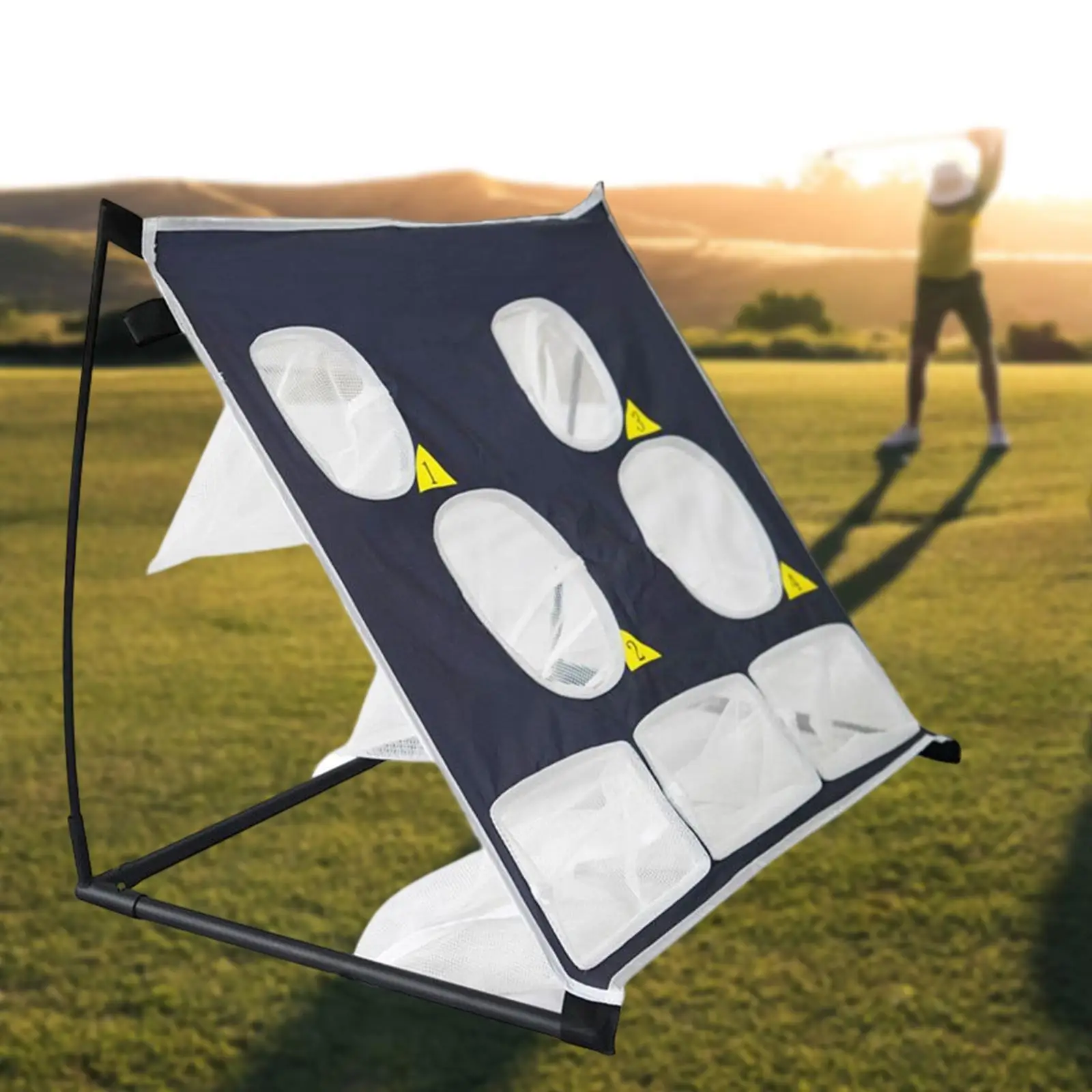 Golf Chipping Net Foldable Accessories Indoor Chipping Net for Training Aids