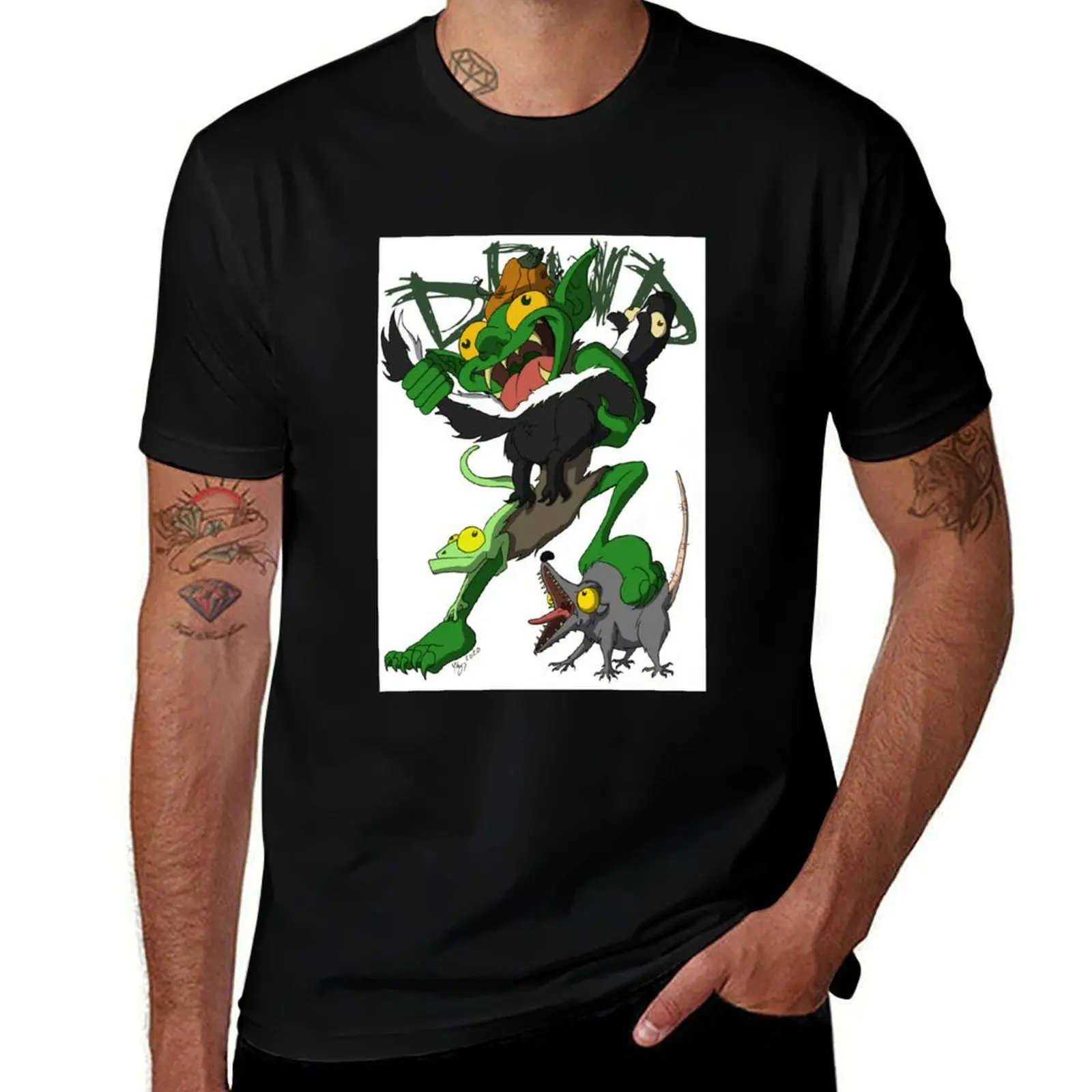 Футболка Goblin Druid Louboutins таможенные рубашки футболки с рисунком мужская футболка