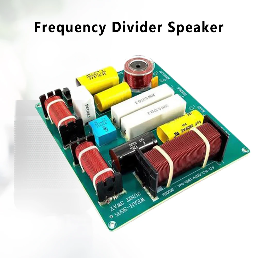 

300W 4-8 Ohms Audio Frequency Divider Filter Circuit DIY Random Color HIFI Replacement Stage 3 Way Accessories Loudspeaker Bass