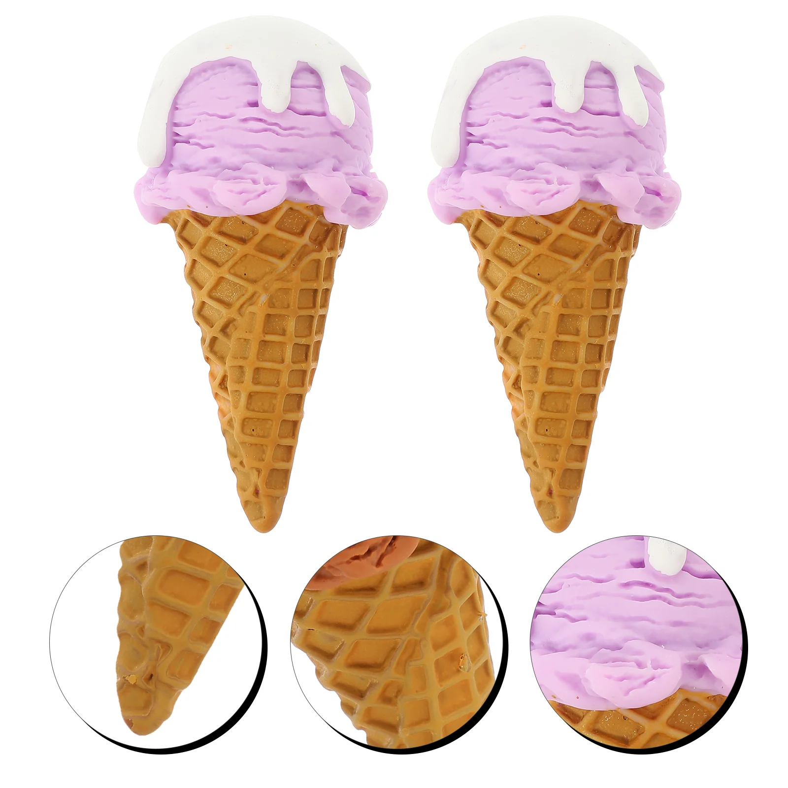 2 шт. игрушка имитация формы для мороженого реалистичный десертный дисплей