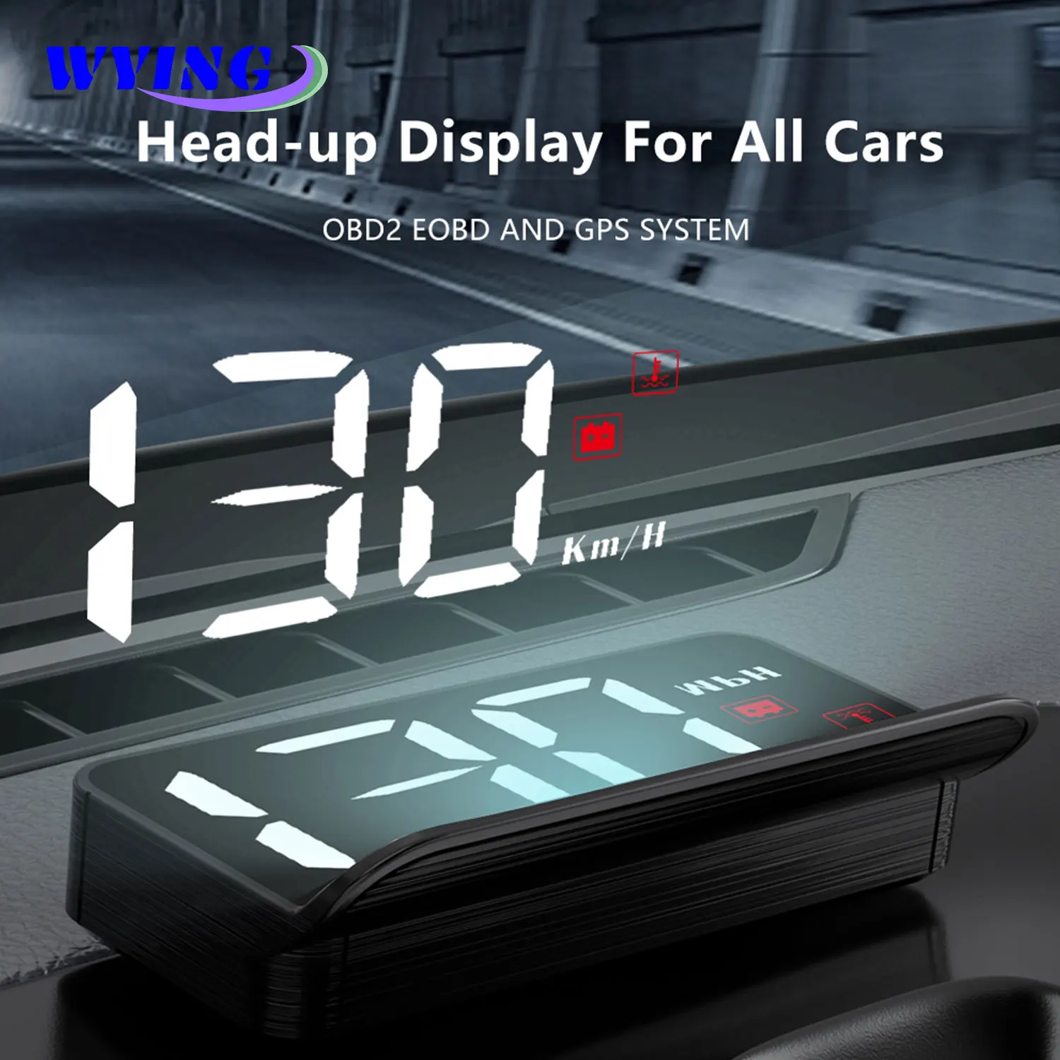 

WYING M3 Auto OBD2 GPS Head-Up Display Car Electronics HUD Projector Display Digital Car Speedometer Accessories For All Cars